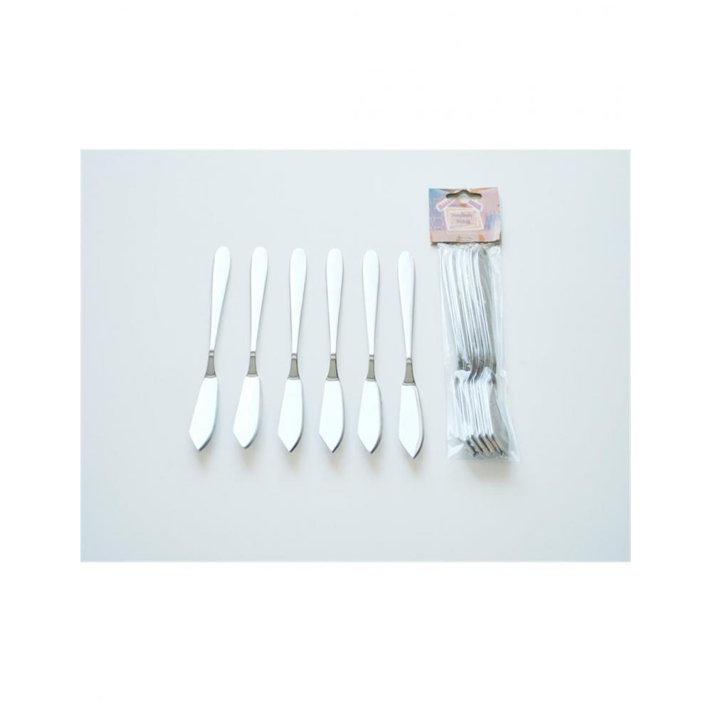 Μαχαίρι βουτύρου stainless steel σετ/6 Plastona 00.07.7976