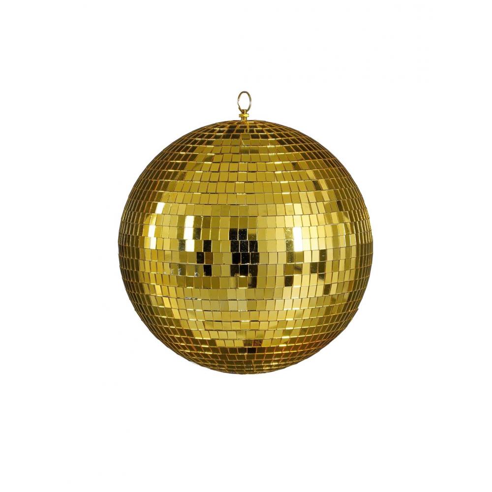 Μπάλα disco mirror χρυσή 30εκ. Plastona 02.1162299