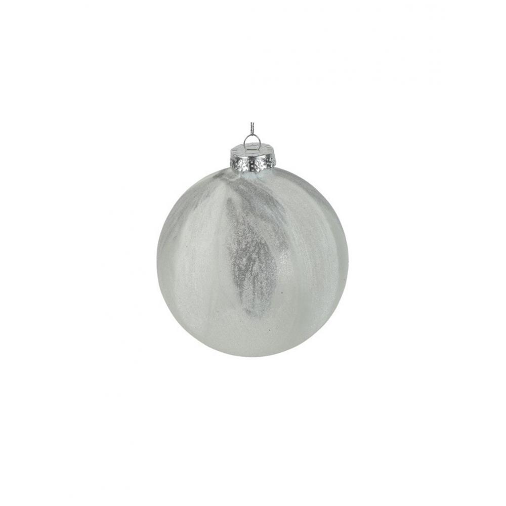 Μπάλα γυαλ.marble ρίγες Φ8cm Plastona 013.811535