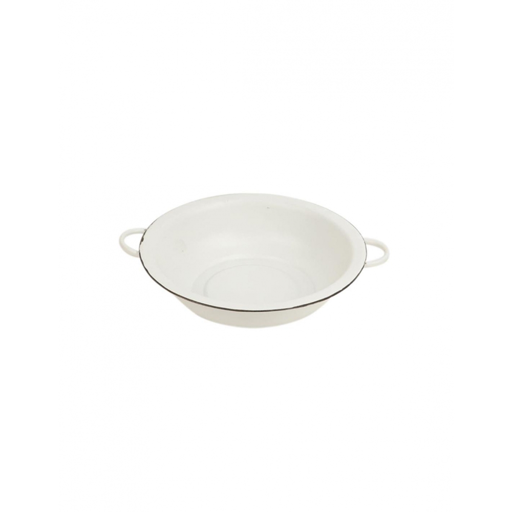 Μπωλ εμαγιέ λευκό χρ. Φ34,5Χ9,5 Plastona 012.205889048