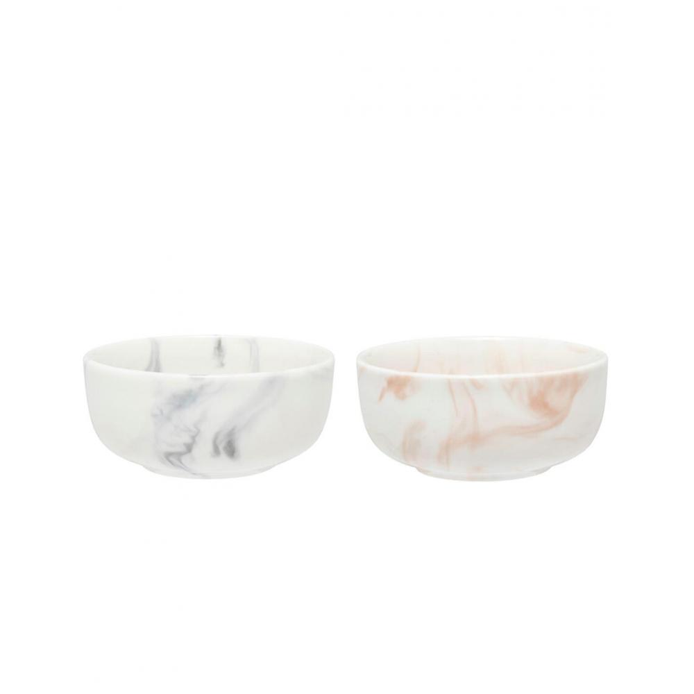 Μπωλ marble effect/2χρώματα 13,5 x  6,5 cm Plastona 07.196593