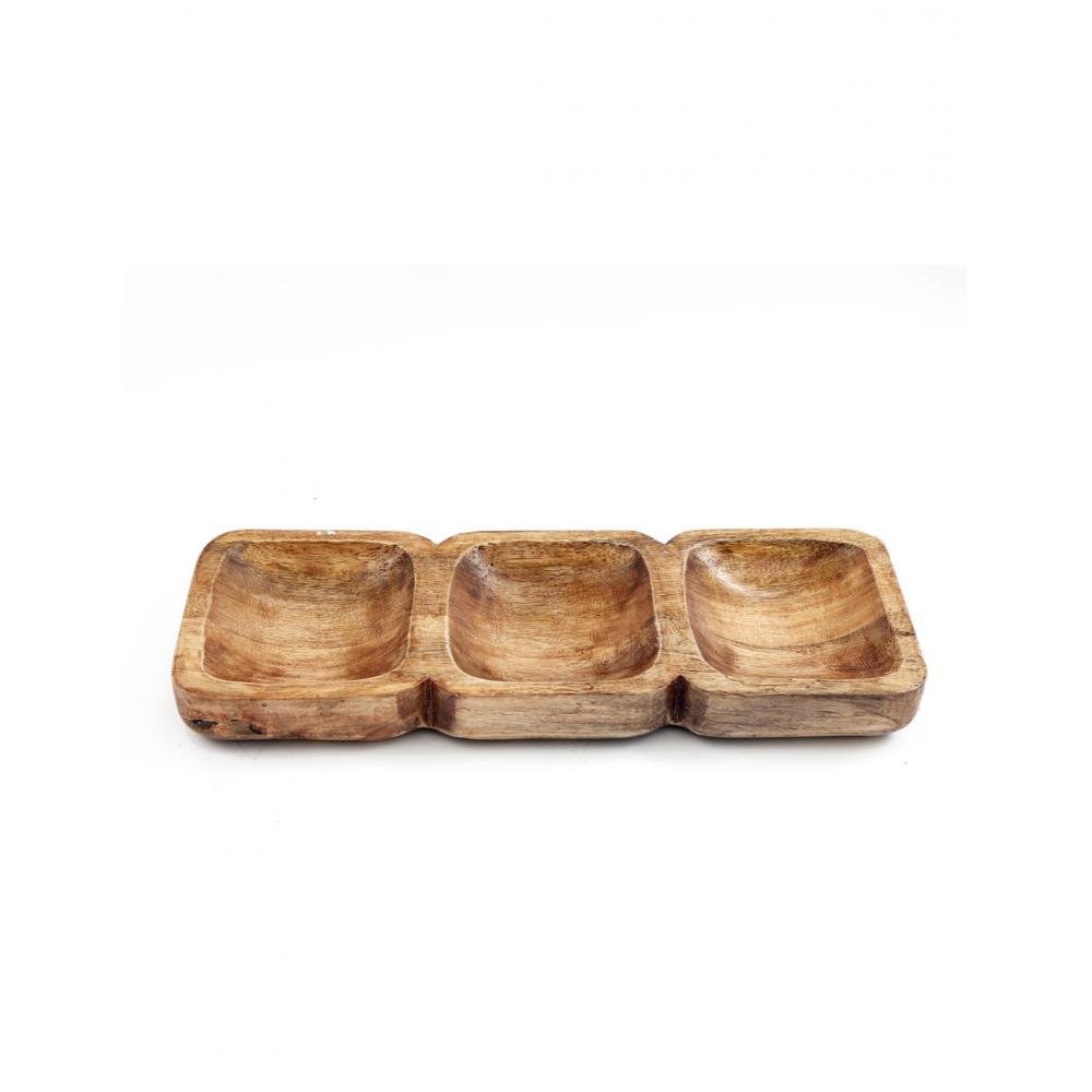 Μπωλ τριπλό mango 38x14X3.50 Plastona 014.KG3202