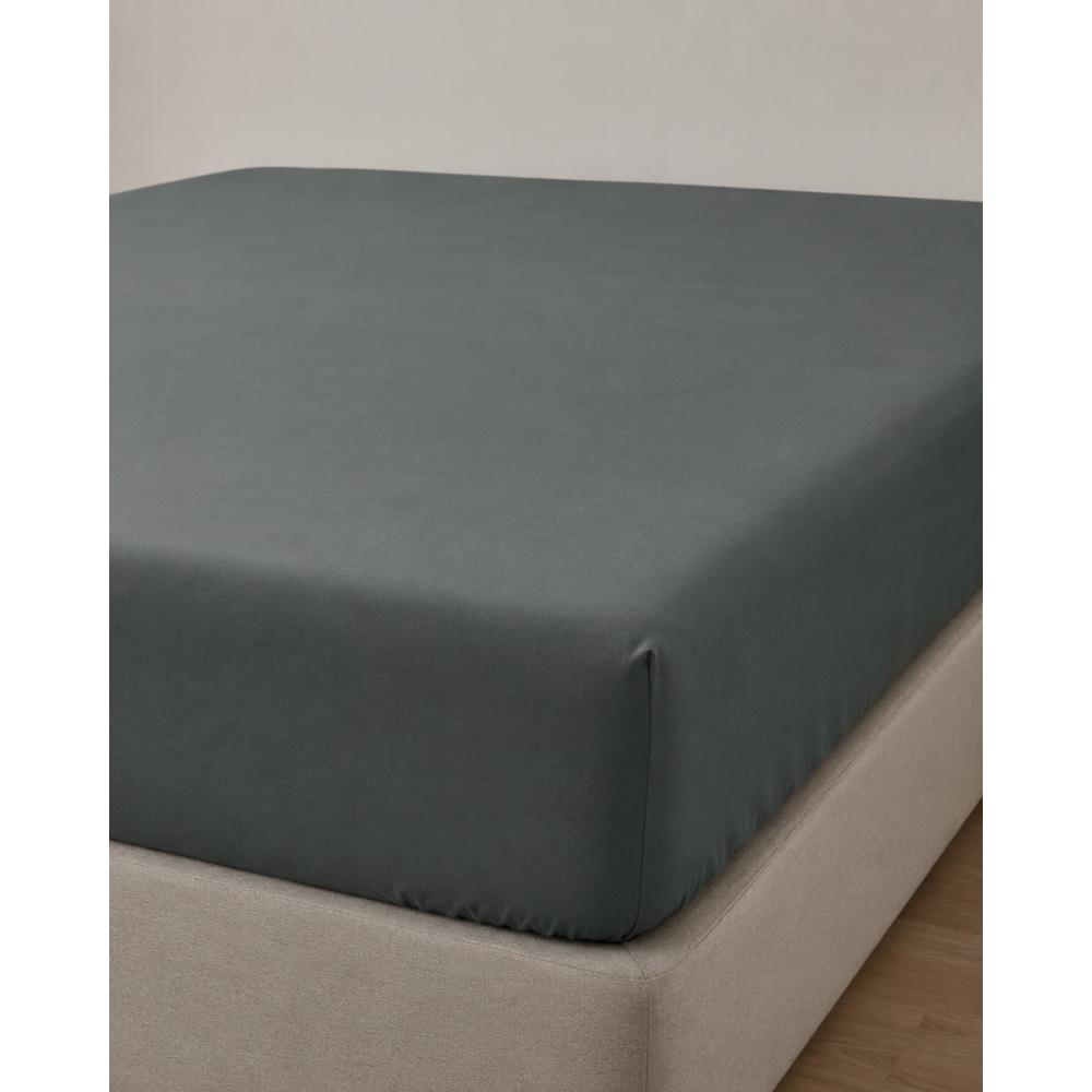 Microsilk Μονόχρωμο Σεντόνι με Λάστιχο Oscar 6 Αποχρώσεις Μονή (100x200+40cm) Ανθρακί Pennie 072229-15