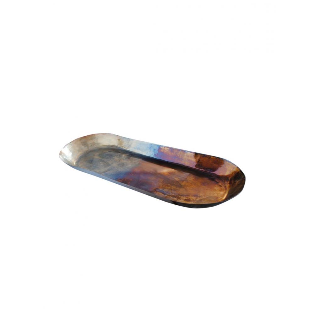 Πιατέλα μεταλ.μπρονζέ 81Χ29 Η5,5cm Plastona 00.07.72033