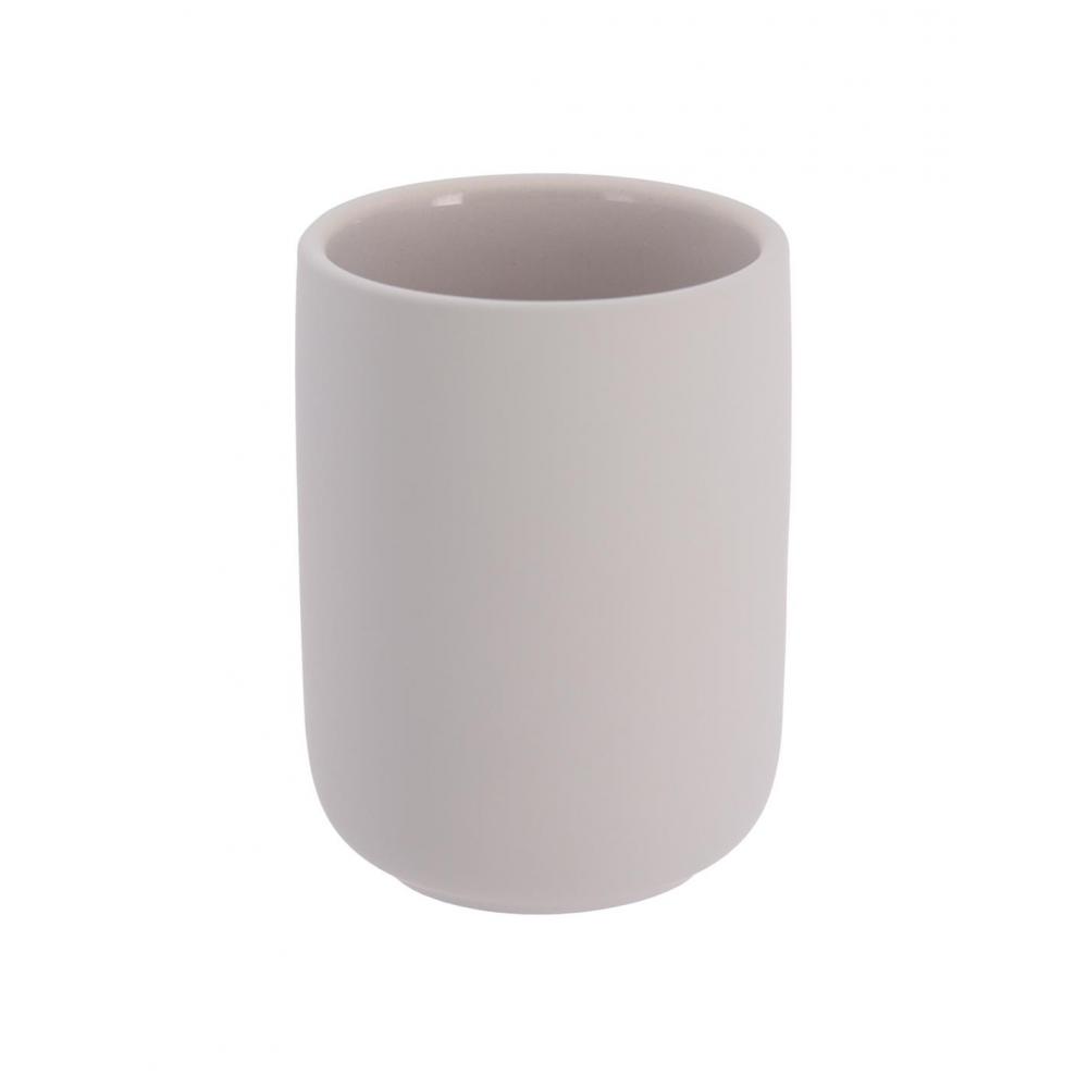 Ποτήρι οδοντ.γκρι ανοιχτό stoneware 300ml/7,6x9,8cm Plastona 06.61189183