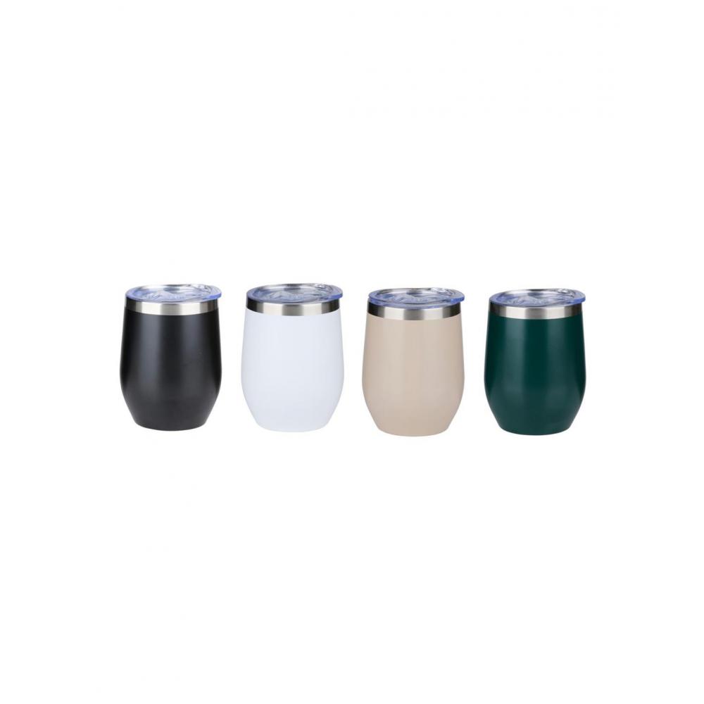 Ποτήρι θερμός 4χρώματα 350ml/8,3x11,7cm Plastona 03.27095