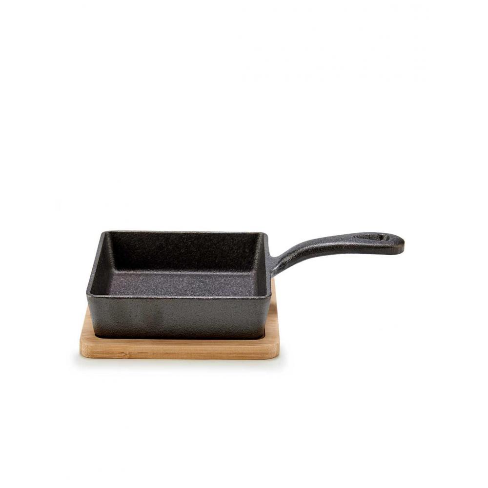 Σαγανάκι σερβ.μαντέμι/bamboo βάση   14 x 23,7 x 6,3 cm. Plastona 029.64307