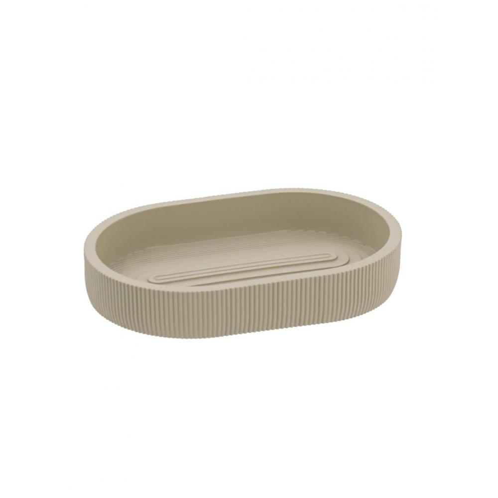 Σαπουνοθήκη μπεζ polyresin 13x9cm Plastona 06.64188269