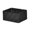 Καλάθι αποθήκευσης Polyester μαύρο 20X16X10cm Plastona 06.8412510304