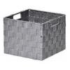 Καλάθι αποθήκευσης Polyester γκρι 22X22X18cm Plastona 06.8412518003