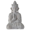 Artekko Buddha Διακοσμητικός πέτρινος εστεμένος Βούδας 15,5x8x23,5cm Artekko D8576