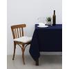 Μονόχρωμο τραπεζομάντηλο Monaco 6 ατόμων (135x175cm) Blue Black Pennie 190781-19