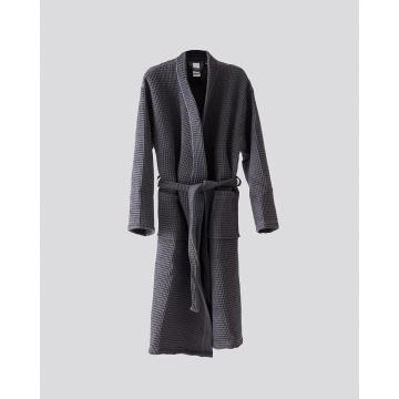Unisex Ανθρακί Βαμβακερό Πικέ Μπουρνούζι Arena Medium Ανθρακί