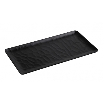 BLACK ΔΙΣΚΟΣ ΜΠΟΥΦΕ GN1/3 32,5Χ17,6ΕΚ WAVY MATTE ΜΕΛΑΜΙΝΗΣ