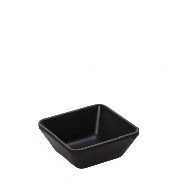 BLACK ΜΠΩΛ  ΤΕΤΡΑΓ.7X7X3ΕΚ WAVY MATTE ΜΕΛΑΜΙΝΗΣ  (smA)