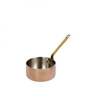 SHINY COPPER ΚΑΤΣΑΡΟΛΑΚΙ ΜΕ ΜΟΝΗ ΛΑΒΗ 3-PLY SS18/10-SS18/0 160ML D: 7,7 H: 4CM (smA)