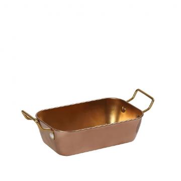 SHINY COPPER ΜΠΩΛ ΣΕΡΒΙΡΙΣΜΑΤΟΣ ΟΡΘ. ΜΕ 2 ΛΑΒΕΣ SS18/10 16Χ10Χ4,5ΕΚ.