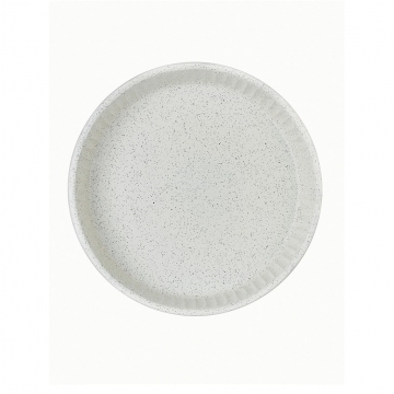 UP.OR. BORCAM NON-STICK WHITE TART TRAY TEMP. 1720CC H: 4,5 D: 26CM P/216 GB1.OB6 (smC)