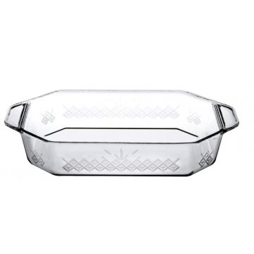 UP.OR. BORCAM RECT. TRAY TEMP. 2750CC 36,1X21X6,4CM GB1.OB4