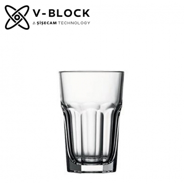 DIS. V-BLOCK CASABLANCA TEMPERED JUICE&LONG DRINK 295CC P/960 GB6.OB24…