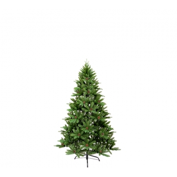 Χριστουγεννιάτικο Δέντρο SWISS PINE & κουκουνάρια 120cm