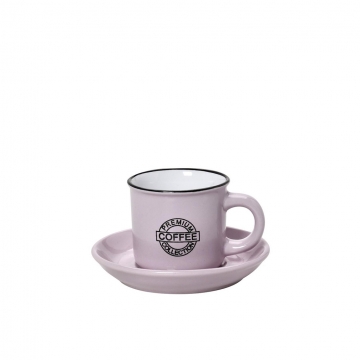 DIS. COFFEE ΦΛΙΤΖ.&ΠΙΑΤ. ESPRESSO  ΡΟΖ 90ML 11x6.3EK