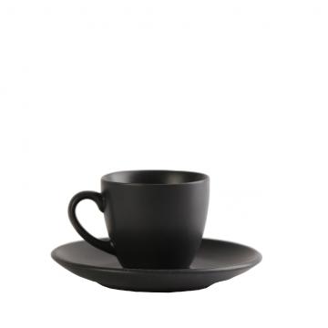 MORGAN MATTE BLACK ΦΛΙΤΖΑΝΙ & ΠΙΑΤΑΚΙ ΕΣΠΡΕΣΣΟ 90CC 12Χ12Χ6,5ΕΚ