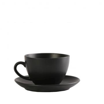 MORGAN MATTE BLACK ΦΛΙΤΖΑΝΙ & ΠΙΑΤΑΚΙ ΚΑΠΟΥΤΣΙΝΟ 220CC 14Χ14Χ8ΕΚ