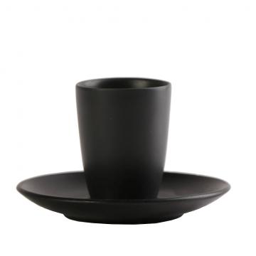 MORGAN MATTE BLACK ΦΛΙΤΖΑΝΙ & ΠΙΑΤΑΚΙ ΕΣΠΡΕΣΣΟ ΧΩΡΙΣ ΛΑΒΗ 80CC 12Χ12Χ7ΕΚ