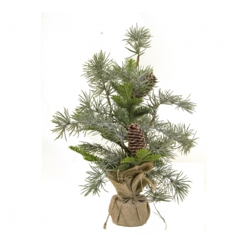 Δενδράκι "natural mix" έλατο & κουκουνάρια 62cm