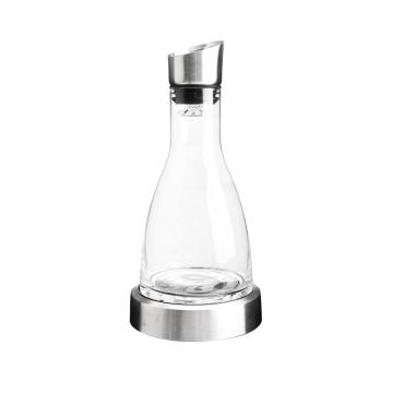 ΚΑΡΑΦΑ ΚΡΑΣΙΟΥ ΓΥΑΛΙΝΗ 1200ML ΜΕ ΑΝΟΞ. ΠΩΜΑ/ΒΑΣΗ ΚΑΙ ΠΑΓΟΚΥΣΤΗ  15X15X30,5EK.