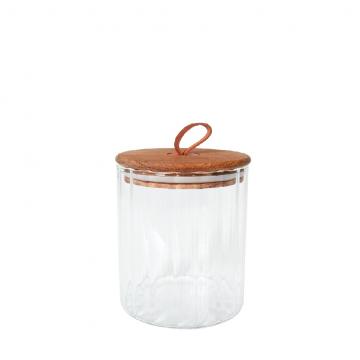 ΔΟΧΕΙΟ BOROSILICATE ΣΤΡΟΓΓ. OPTIC ΜΕ ΚΑΠΑΚΙ ΑΚΑΚΙΑΣ 290ML 8,2X9,1ΕΚ
