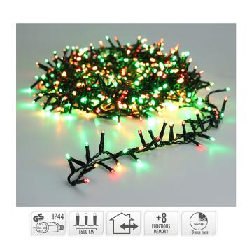 800Led-(IP44) 8 πρόγρ. μνήμη & timer κόκκινο/πράσινο ή Extra θ.λευκό,16μ. 16 mtr.