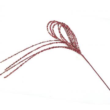 Beaded bow spray Burgundy,90cm 