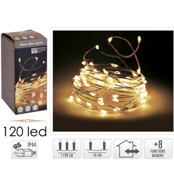 120 microled  8 προγρ.μνήμη&timer,8mtr.θ.λευκό 1200