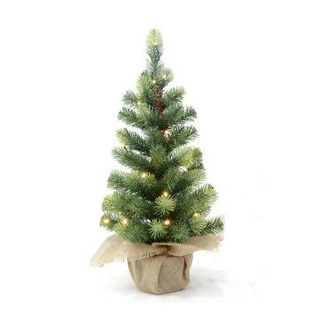 Έλατο (pe&pvc) 2 tone green 60cm & 30led