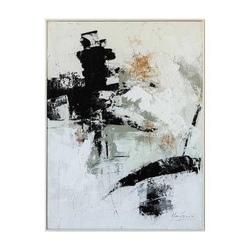 Αφηρημένο Hand paint με κορνίζα 4,5cm,90x120cm
