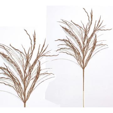 Κλαδί διακοσμητικό με γκλιτερ 85cm, χρυσό