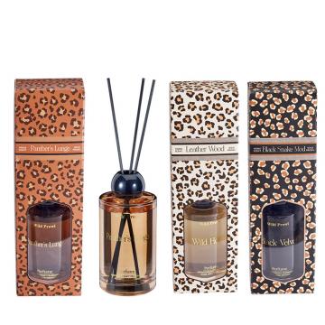 Αρωματικό έλαιο με στικς "Leopard" 200 ml, 3 αρώματα  