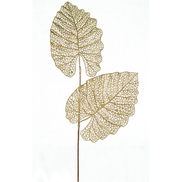 Φιλόδενδρο x 2, χρυσό,78cm
