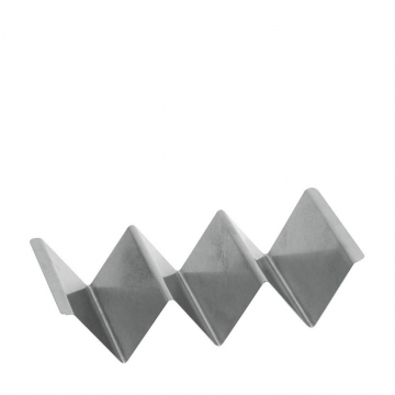 ANTIQUE STONEWASH GREY TACO HOLDER SS 18/0 19,8Χ10Χ4,7ΕΚ.