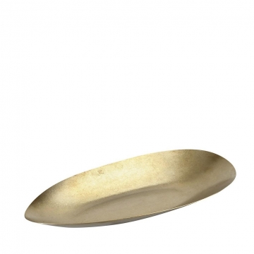 ANTIQUE STONEWASH GOLD ΠΙΑΤΟ ΒΑΘΥ ΤΡΙΓΩΝΙΚΟ SS 18/10 30Χ14,5Χ3,3ΕΚ.