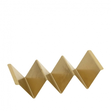 ANTIQUE STONEWASH GOLD TACO HOLDER SS 18/0 19,8Χ10Χ4,7ΕΚ.