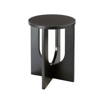 Βοηθητικό τραπέζι μαύρο MDF 40x50,5 cm
