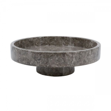 Artekko Marble Γκρι Μαρμάρινη Πιατέλα (25x25x8)cm