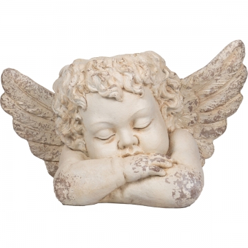 Artekko Cement Κασπώ Αγγελάκι από Μαγνήσιο Λευκό (59x36x36)cm