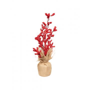 Δεντράκι Berries με γιούτας βάση 8x38cm