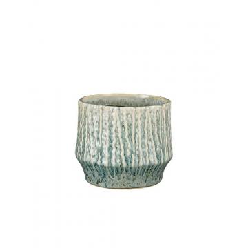 Κασπώ κεραμικό "Vida" μπλε 15,5x13cm