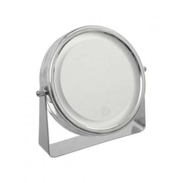 Καθρέπτης LED επιτραπ.ασημί 20x4x21cm