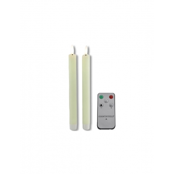 Κερί κηροπηγίου LED/Remote Ctr/Timer2,2Χ24 εκρού σ/2
